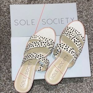 Sole Society Women's Polka Dot Sandals